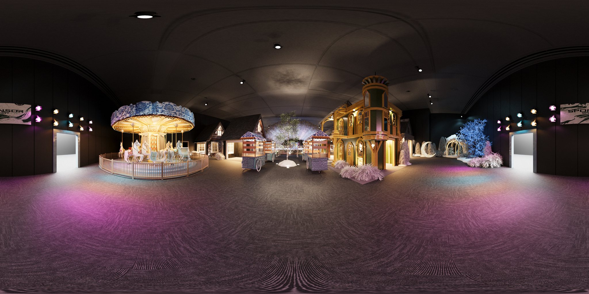 Eğlence Bulvarı için hazırlanan 360° mimari panorama